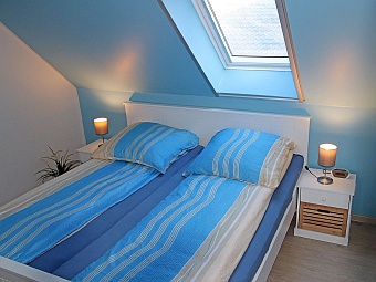 Das dritte Schlafzimmer im Dachgeschoss - einschlafen und in die Sterne gucken